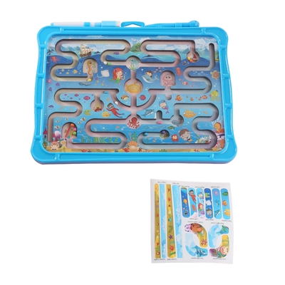 Goede prijs. Kinderen Ocean Of Joy Magnetische Pen Labyrint Bal Spel Met Tekenbord online