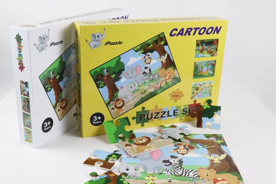 Goede prijs. Cool 4 Pack Paper Puzzle Kleuter 4-8 jaar oud Leerbaar Educatief online