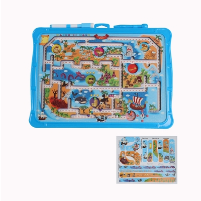 Goede prijs. Montessori magnetische puzzel doolhof leer speelgoed met pen Ocean Beach Eco EVA plastic online