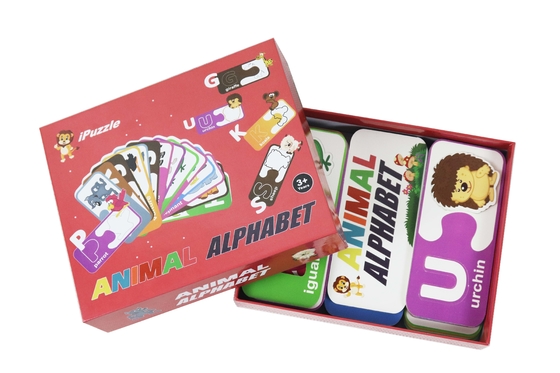Goede prijs. Custom Logo Eco Paper Puzzel Animal Alphabet Abc Matching Cards online