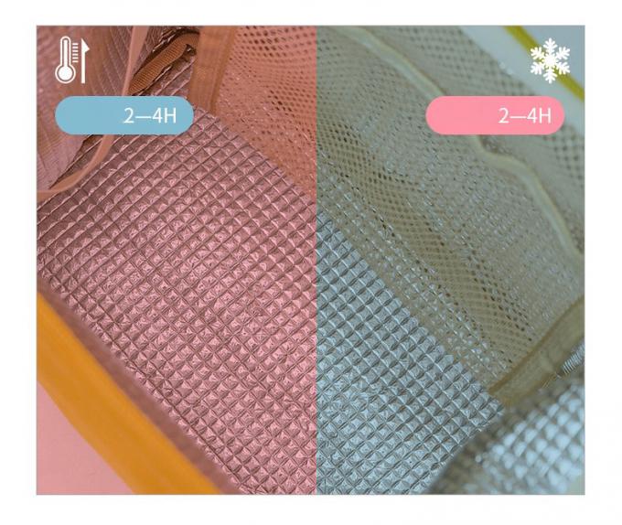 Zoete kleur Isolatie Koeler Tas Thermische Bento Doos Draagtas Met Op maat gemaakte drukwerk 1