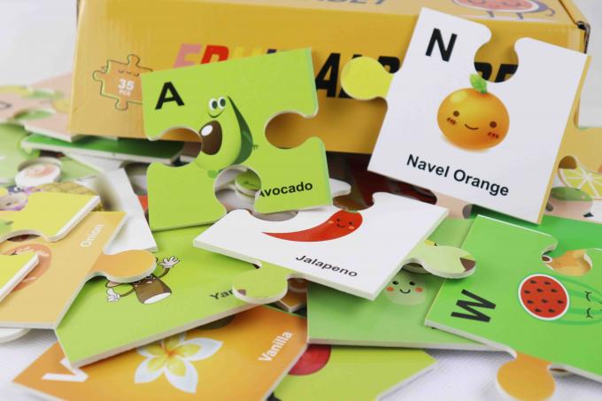 Kinderen vloer alfabet Fruit Puzzle Puzzle Educatieve Spelen 1
