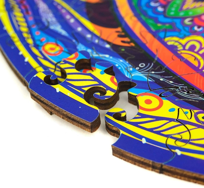 Mysterieuze leeuw gepersonaliseerde houten puzzel Puzzels cadeau voor volwassenen kinderen 1